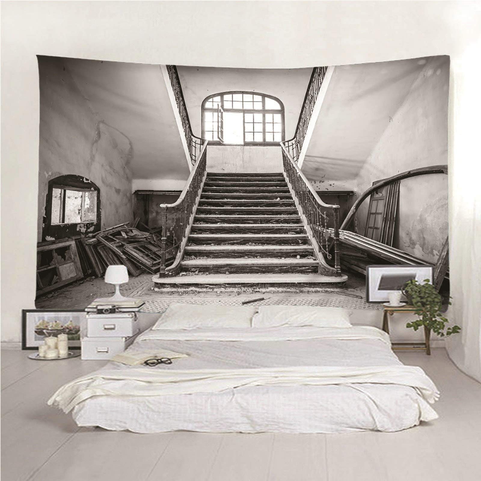 Aeici, decorazione da parete per dormitorio, accessorio per la casa, stile shabby chic, 240 x 220 cm