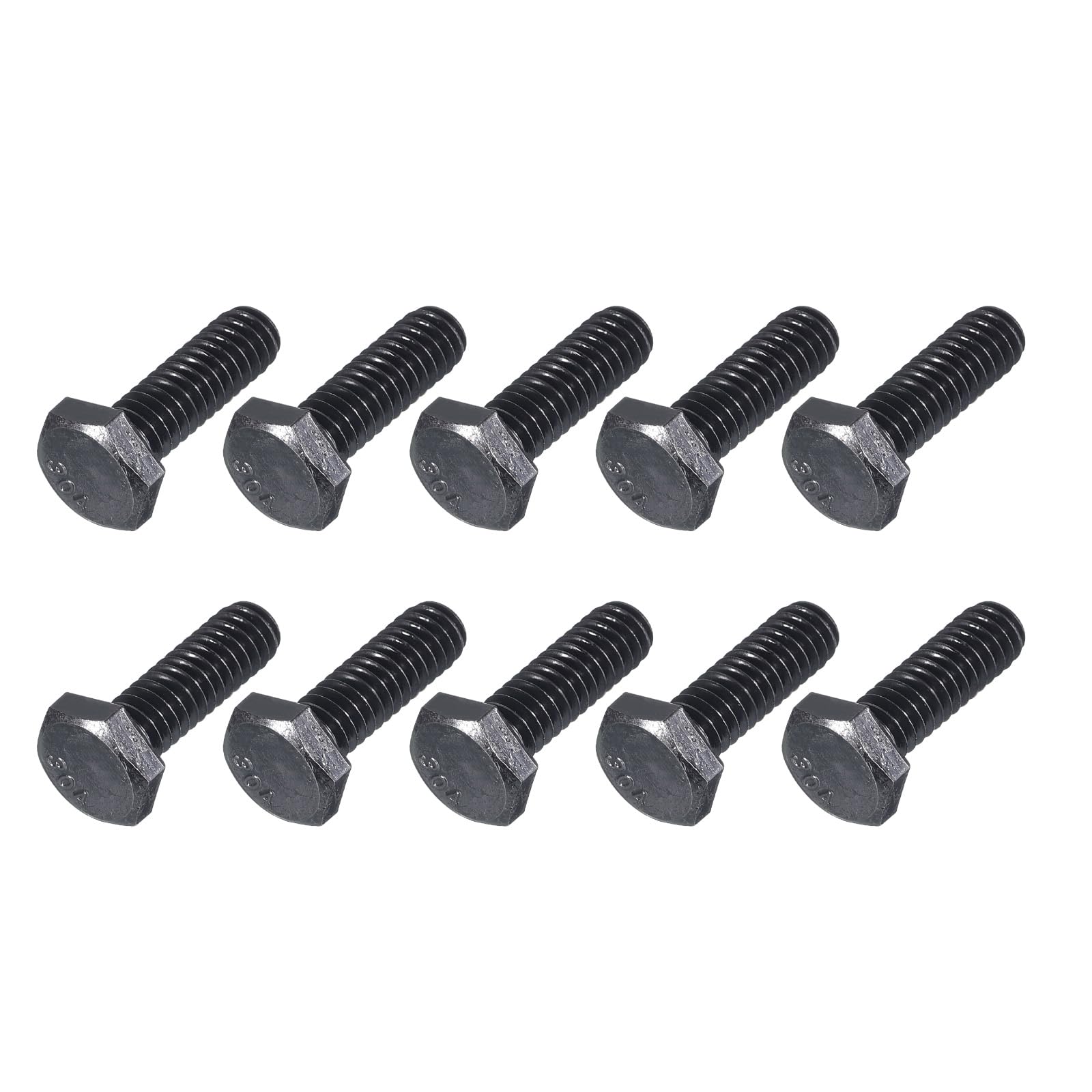 METALLIXITY Hex Head Bolts (1/4-20 x 3/4") 25Pcs, 304 Stainless Steel 18-8, Fully Threaded, External Hex Drive