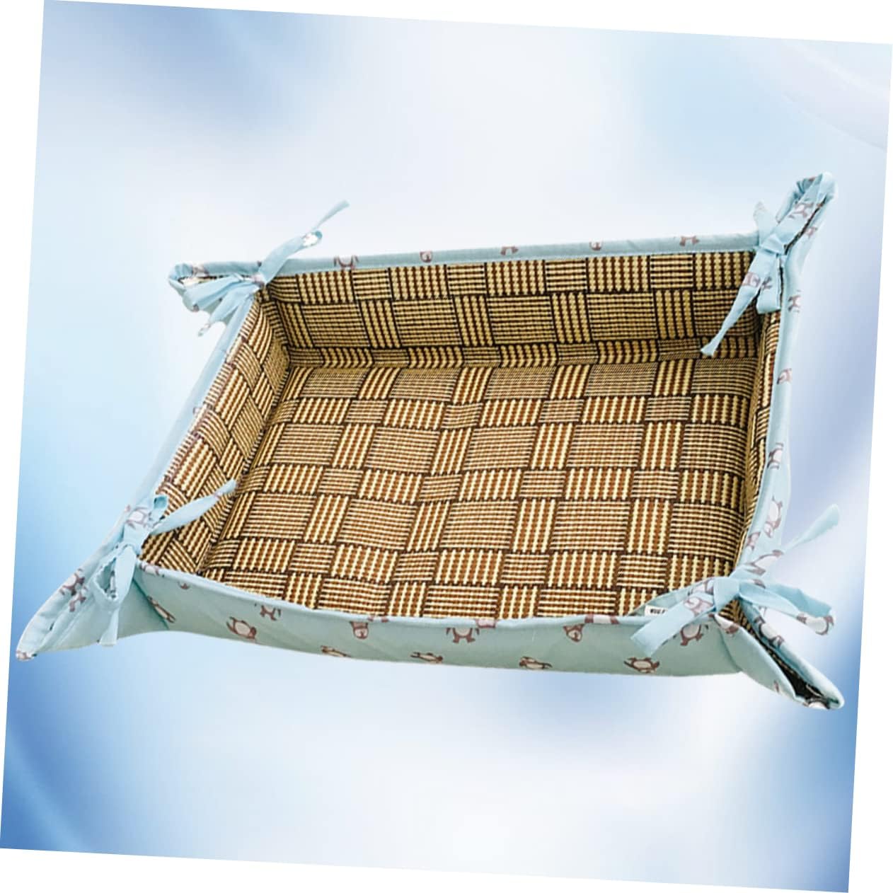 Pet Bed Fits up to Dogs Cooling Mat for Pet Rest Bed-mat Cozy Surface Safe for Sky-Blue