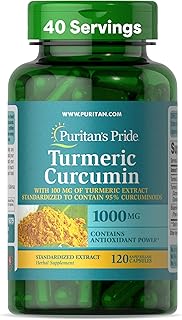 Turmeric Curcumin, 1000mg, 120 Rapid Release Capsules
