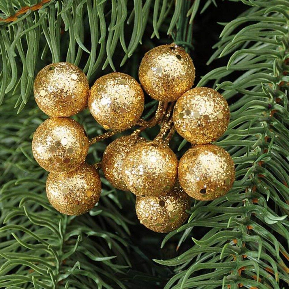 Nema Christmastree Hanging Bubbles Decoration - Gold- Pack of Two 2