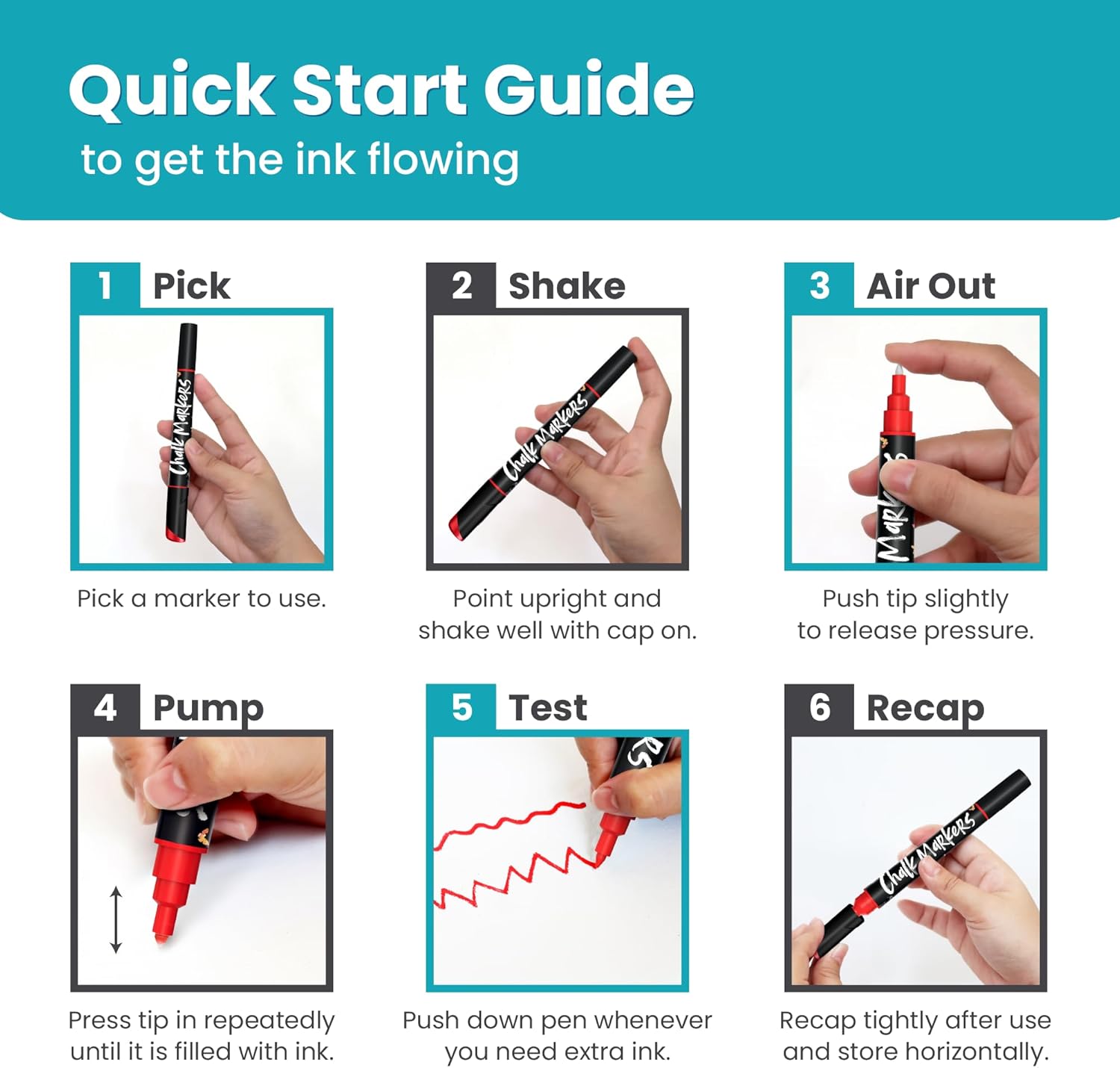 Chalkola Dual Tip Liquid Chalk Markers for Blackboard - (40 Pack, 1mm Fine Tip +5mm Bold) | Wet Erase, Erasable Chalkboard Markers, Chalk Pen for Signs, Car Windows, Wall Calendar, Glass, Board