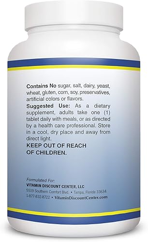 Miniatura 8 de Vitamina descuento centroácido fólico 800mcgSoporta el sistema cardiovascular, soporta fetal desarrollo, y el ADN protege contra el daño200tabletas