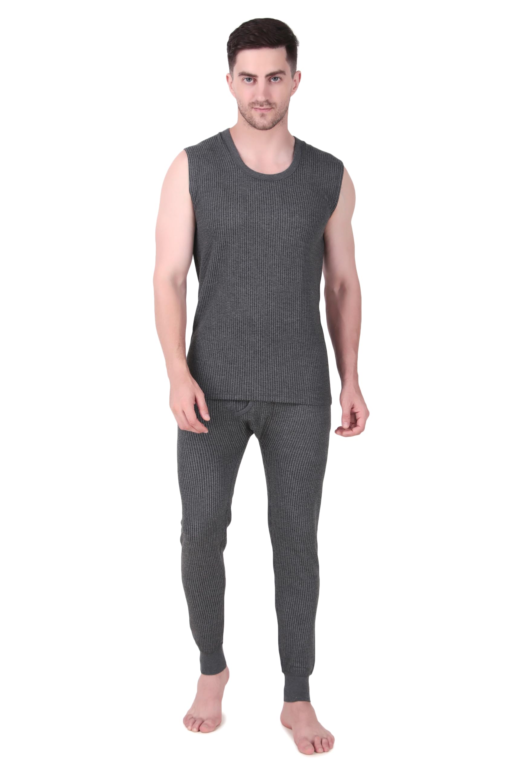 Men Premium Thermal Sleevless Set – Soft Warm & Comfortable Winter Wear-image-49