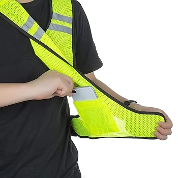 3x Warnwesten Set - Reflektierend Für Fahrrad, Jogging, Motorrad