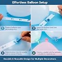Rozi Decoration Shark Theme Birthday Decorations Foil Curtain Backdrop Combo Kit Set of 84 Pcs | Fish Theme Foil Balloons | Birthday Decoration Kit for Shark Bday Decor gallery image