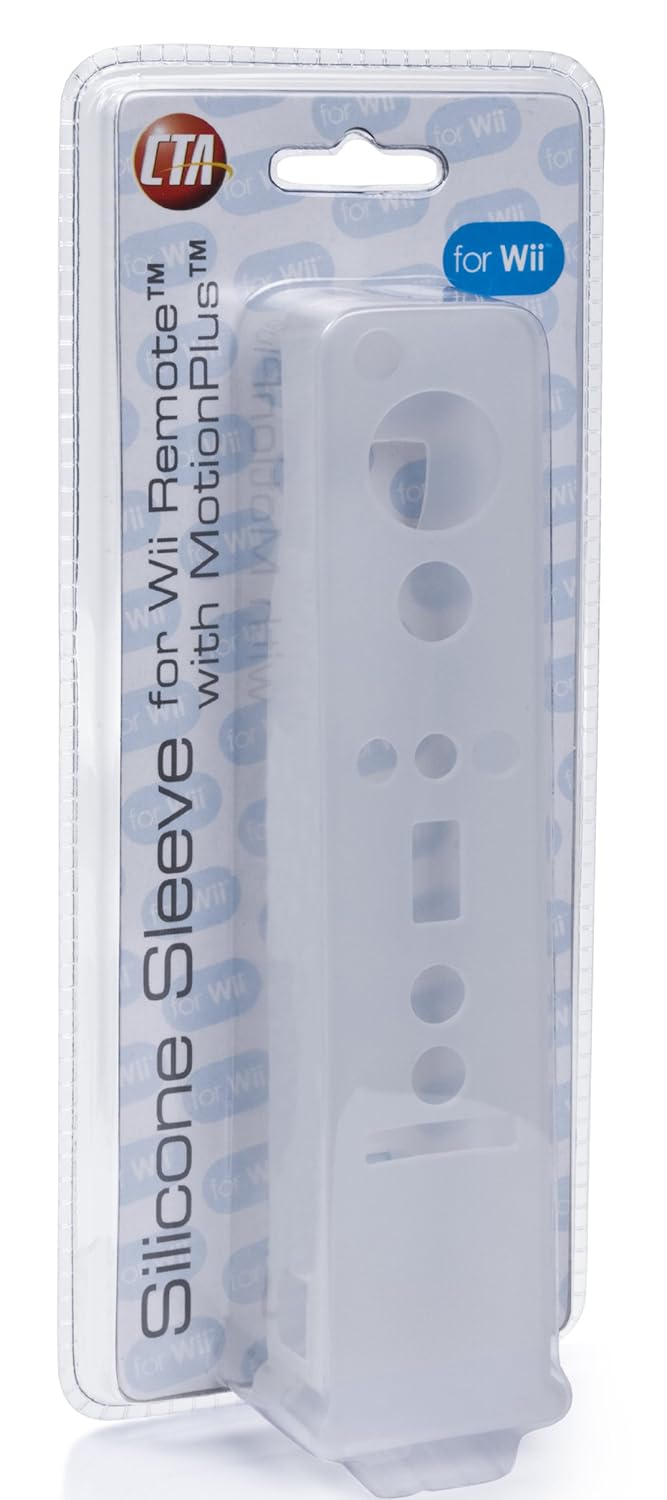 Silicone Sleeve for Wii Remote - Motion Plus Compatible - Clear