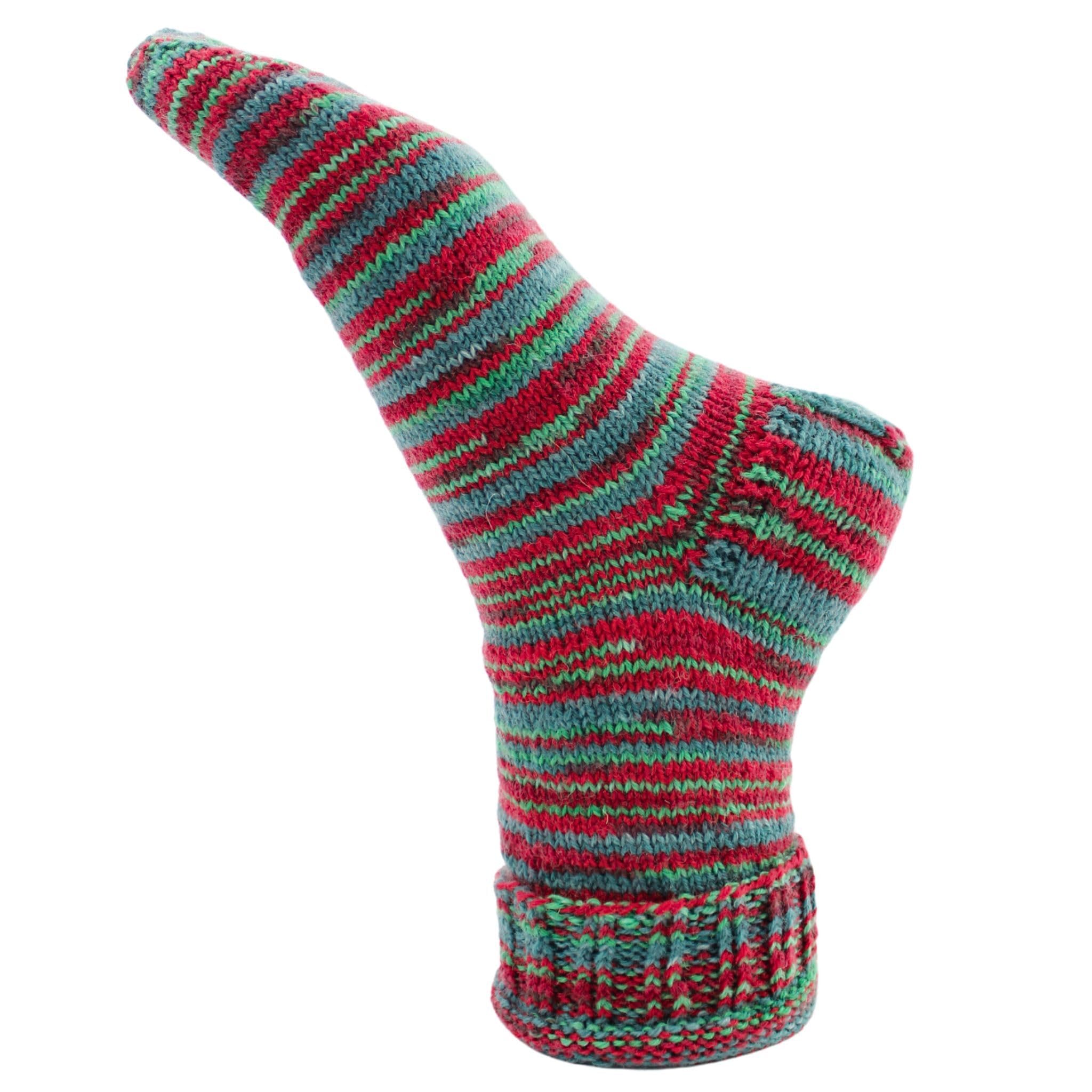 myboshi mysocks Merino, extra weiche 4-fädige Merino-Sockenwolle, 75% Schurwolle, 25% Polyamid, filzfrei, 100g, 420m Rot (Weihnachtsstern), 5 Knäuel