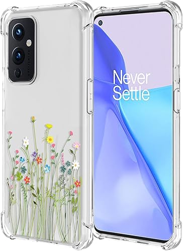 Miniatura 8 de OEURVQO Funda transparente para OnePlus 10 Pro, transparente, colorida, delgada, suave, TPU a prueba de golpes, antiarañazos, funda protectora para