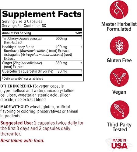 Miniatura 2 de Redd Remedies, Gouch!, Apoyo para articulaciones saludables y niveles de ácido úrico, 120 cápsulas