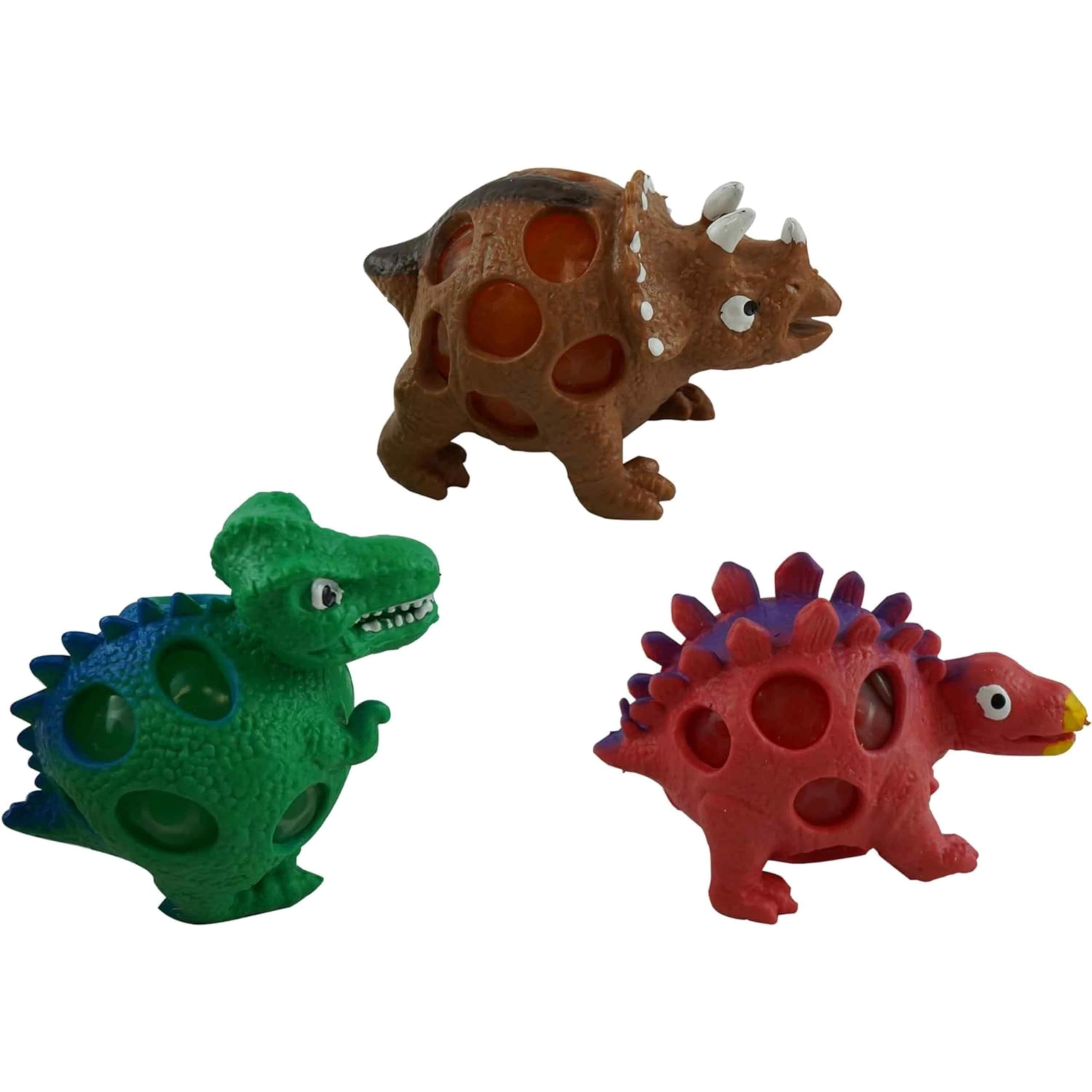 1x Random Dinosaur Stress Toy, T-Rex Triceratops Stegosaurus Toys