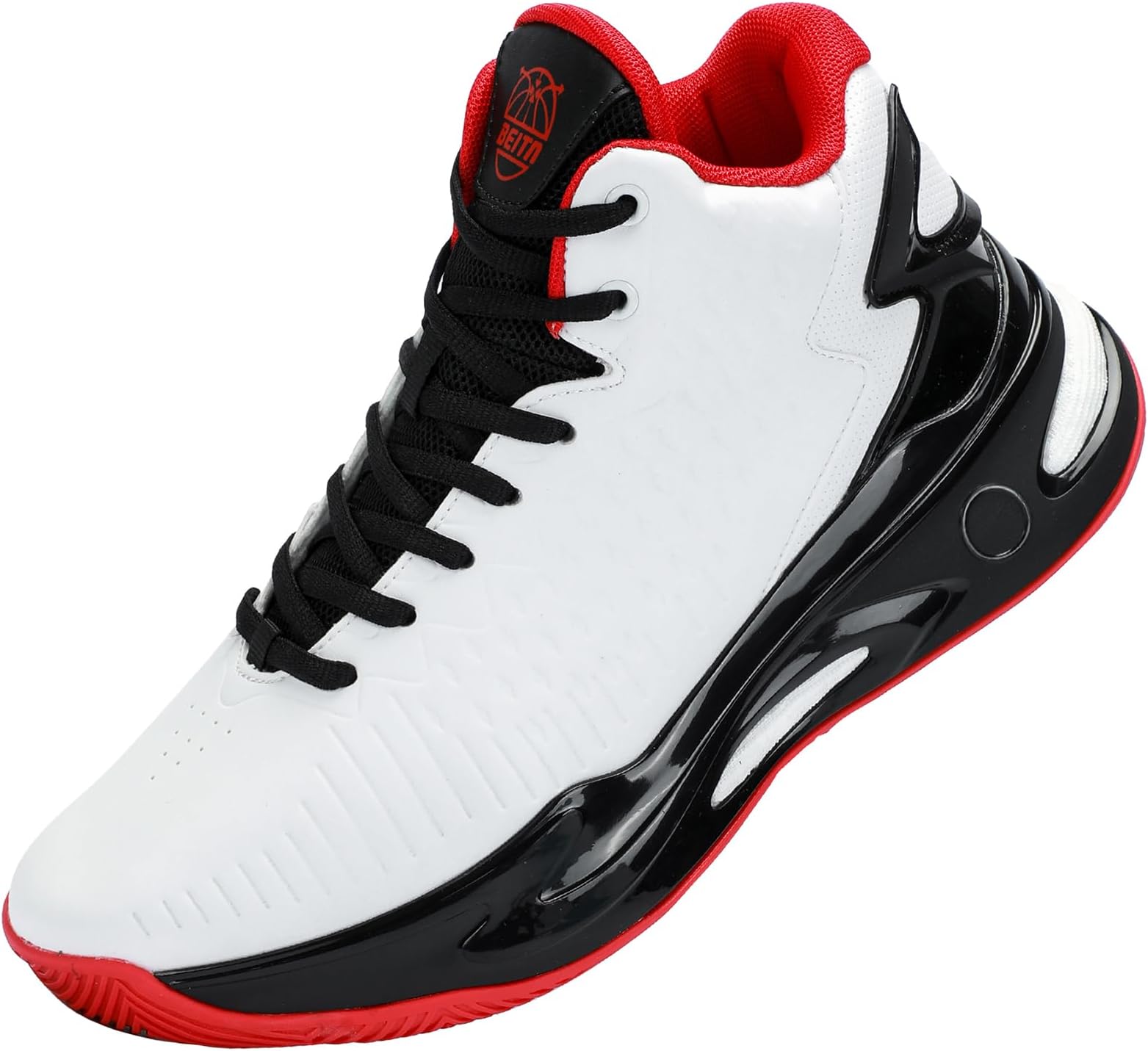 - High Upper Basketball Shoes for Men Sneakers Breathable Sports Shoes Anti Slip