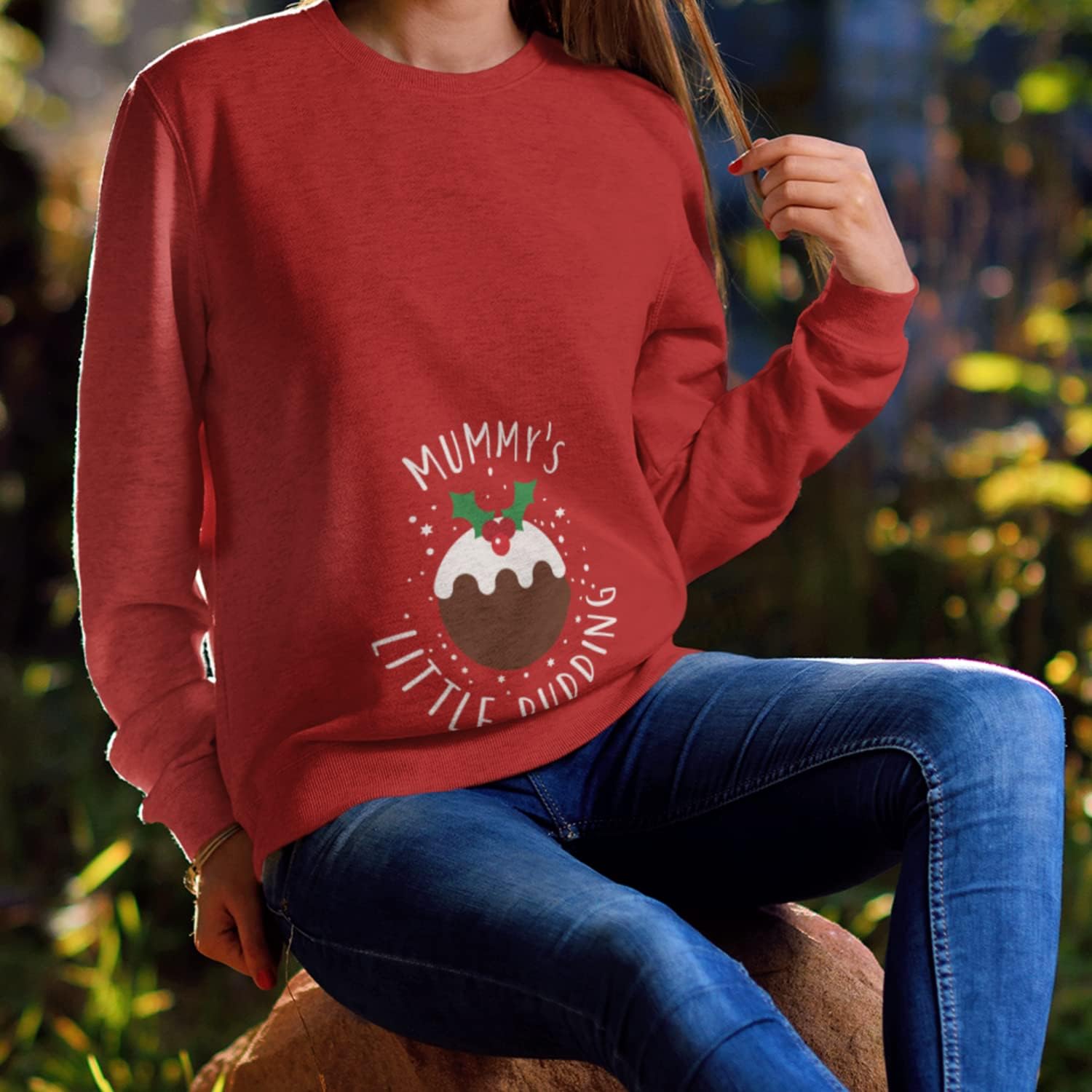 mummy's little pudding jumper