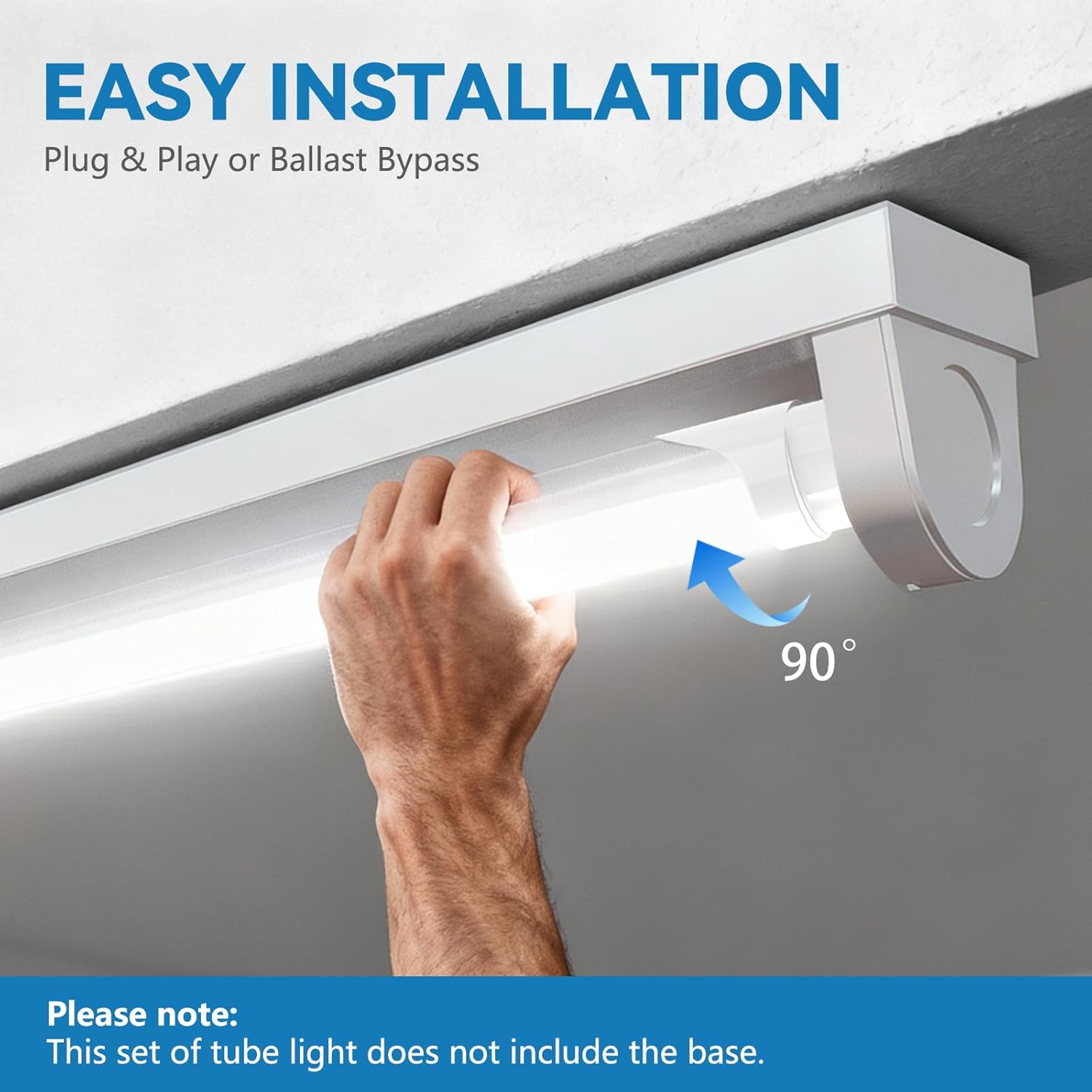 JESLED Dimmable T8 LED Tube Lights 3FT, 18W 2520LM, 6 Color Temperatures (3000K-6500K), Type A+B Plug & Play/Ballast Bypass, 36Inch Fluorescent Replacement, Frosted, Dual-Ended, 4 Pack, ETL Listed