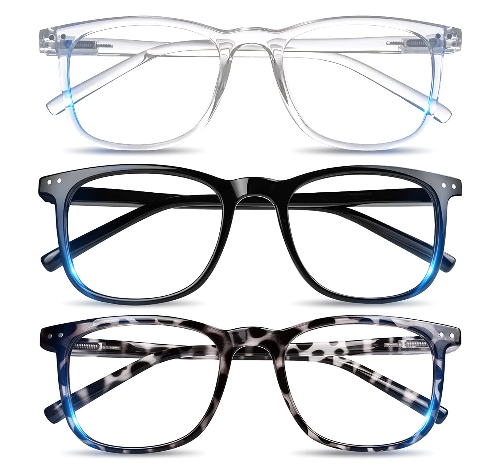 AOSM Blue Light Glasses for Men & Women,Gaming glasses Anti-Glare UV400 Protection,Blue Light Blocking to Relieve Eye Strain