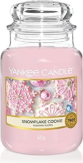 Yankee Candle Scented Candle | Snowflake Cookie Large Jar Candle | Long Burning Candles: up to 150 Hours | Perfect Gifts for Women