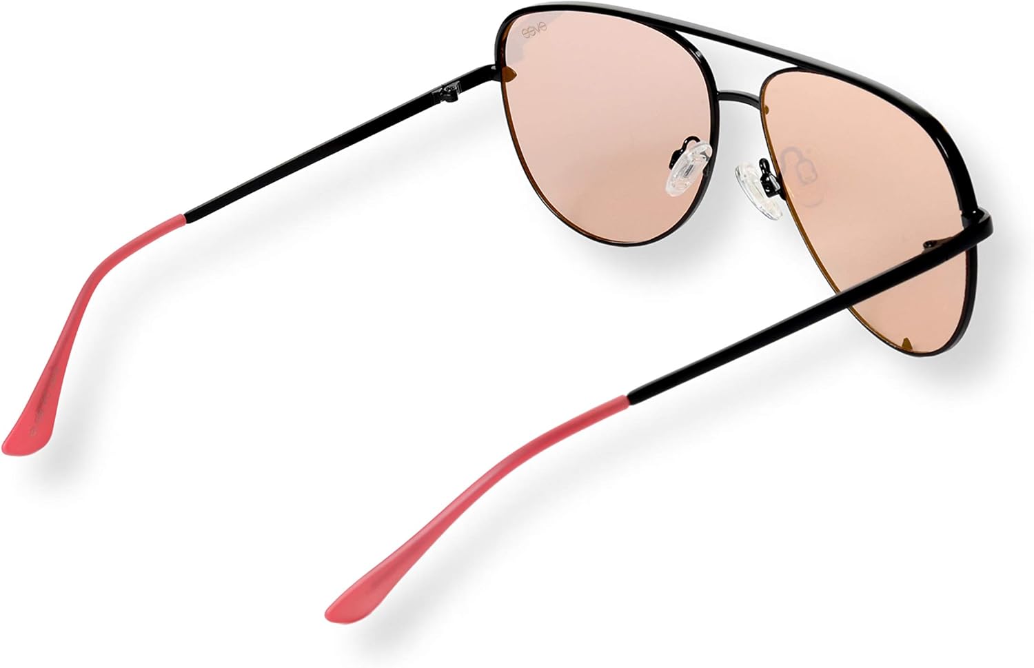 EVEE Fashionable Metal Aviator Sunglasses with Oversize Flat Reflective Mirror Lenses (GEMINI)