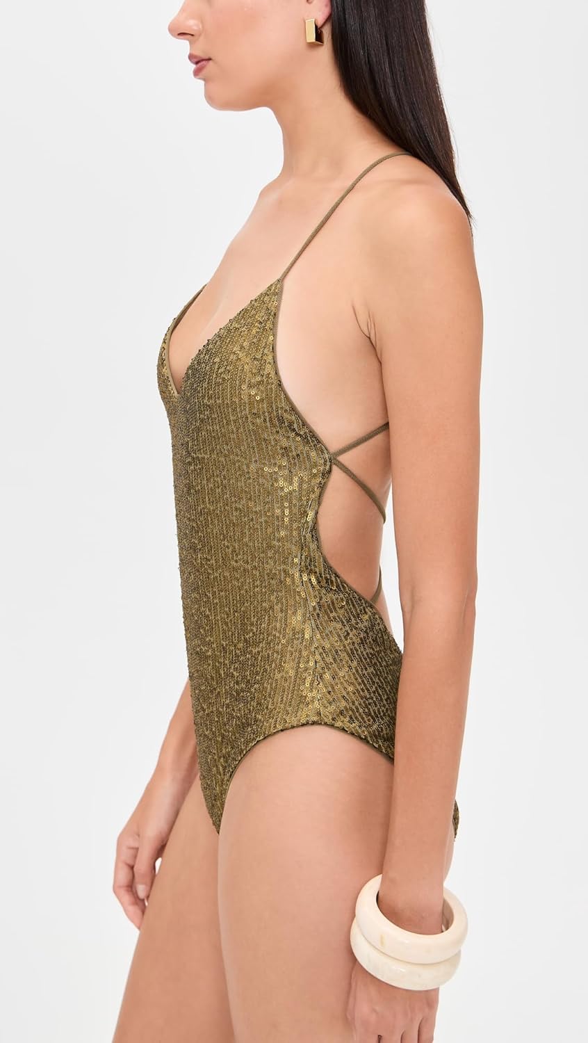 Norma Kamali Women's Low Back Fara Slip Mio Suit - Image 4