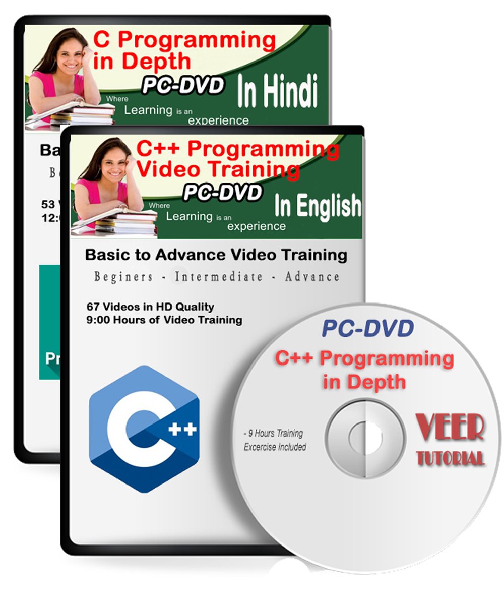Veer Tutorial C, C++, Visual Basic .Net Video Training (200 Vidoes, 30 Hrs) 3 DVDs