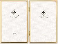 Vista 23 de Lawrence Frames - Portarretratos sencillo de 3.3 x 5 pulgadas, color plateado