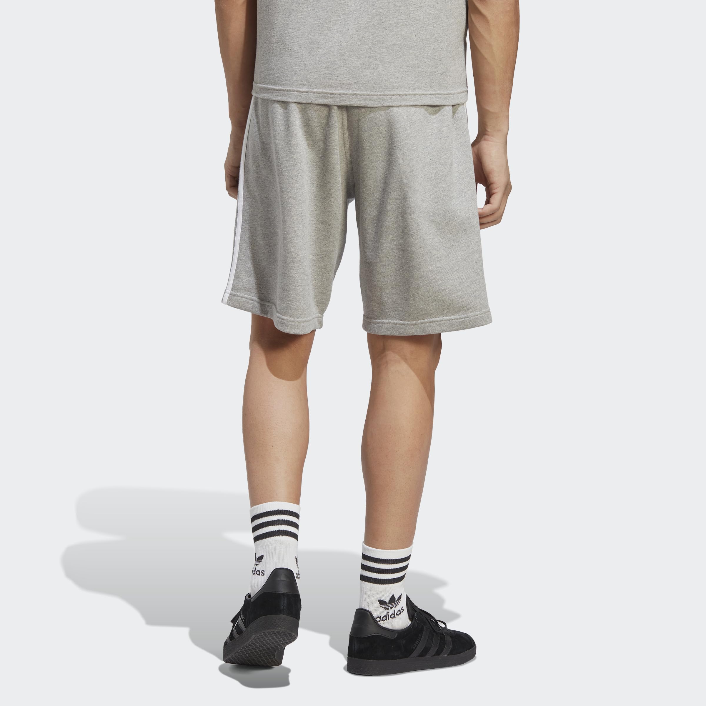 ADIDAS IA6354 3-Stripe Short Shorts Men's medium Grey Heather XL
