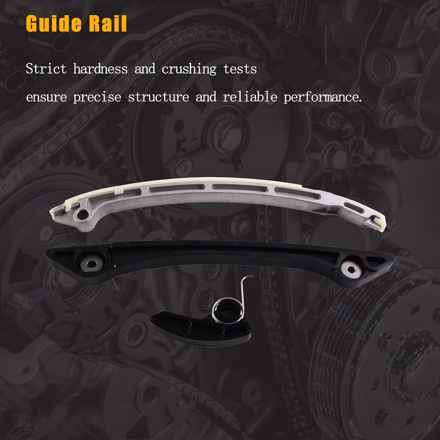 AUCERAMIC CJ5E6C525AD Timing Chain kit with VVT Sprockets Fit for Ford Explorer Escape Fusion Edge Land Rover Discovery Sport Freelander Range Rover Evoque LV/L538 Lincoln MKT MKZ 2.0L L4 CJ5E6C524AD