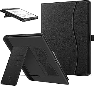 Fintie Stand Case for Kindle Scribe - Premium PU Leather Foldable Stand Cover Auto Sleep/Wake with Card Slot and Pen Holde...