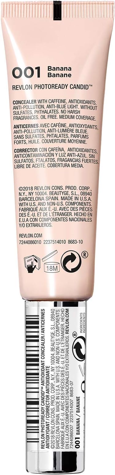 Revlon Photoready Candid Antioxidant Concealer Banana Amazon Co Uk Beauty