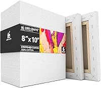 Vista 12 de LWR CRAFTS Lienzo estirado de 4 x 6 pulgadas, paquete de 6