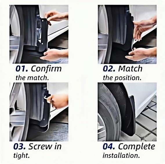 Front & Rear Mudguards Compatible With Li Lixiang L7 2024
