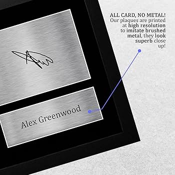 A.CE スクリーンプリント サイン入り WISH LESS購入 Amazon.co.jp: HWC Trading FR A4 A4 アレックス グリーンウッド