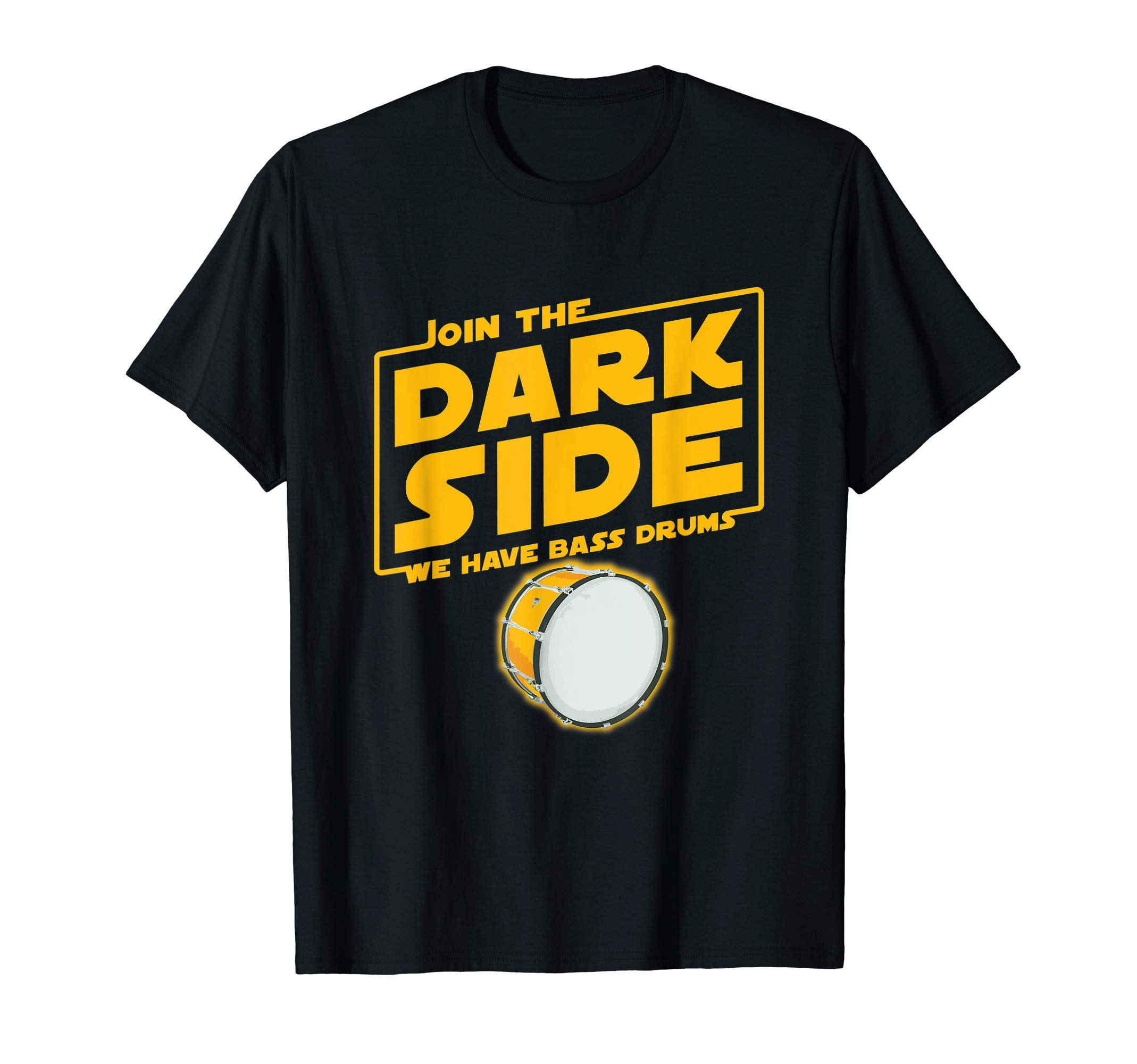 Band Music TeesJoin The Dark Side Bass Drum Player T-shirt T-ShirtOEKO-TEX STANDARD 100