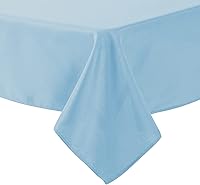 Vista 84 de Rectangle Tablecloth 90x132 inch Washable Polyester Fabric Table Cloth for Wedding Party Dining Banquet Decoration（90x132, Turquoise）