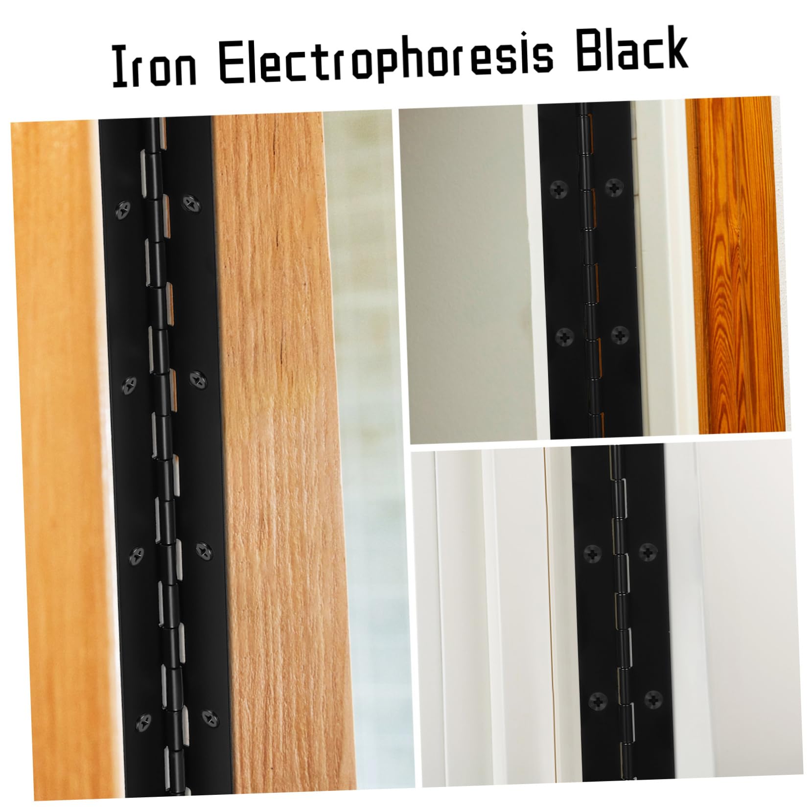 Gadpiparty 8pezzi Cerniere Metalliche Lunghe Per Mobili Legno Da Cerniere Resistenti Ferro Per Armadi e Pianoforti Include Viti Design Semplice e Versatile