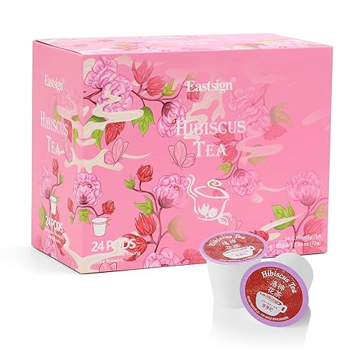 Miniatura 8 de Eastsign Tazas de té K para Keurig, paquete variado de 16 unidades, 4 sabores Keurig Tea Pods English Breakfast, jazmín, Earl Grey, té verde,