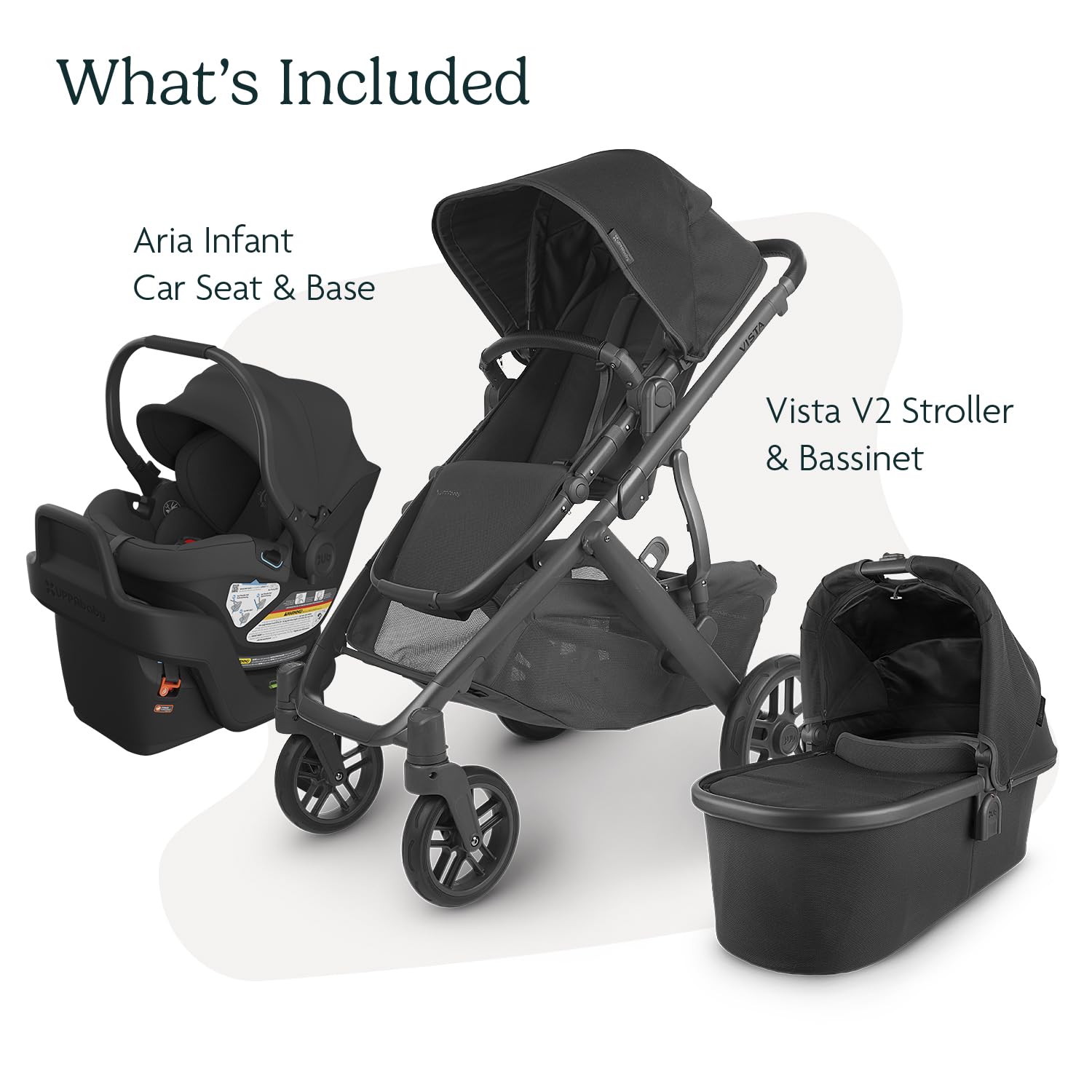 UPPAbaby Vista stroller car seat combo BabyQuip car seat rental