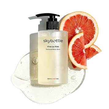 skybottle AHA Body Wash, Grapefruit & Lily of the Valley, 10.1 Fl Oz