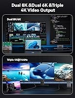 Vista 4 de 80Gbps USB 4 Cable for Thunderbolt 5 Cable, [USB-IF Certified] 120Gbps USB C Data Cable, PD 240W Fast Charging, 16K/8K USB C Monitor Cable for