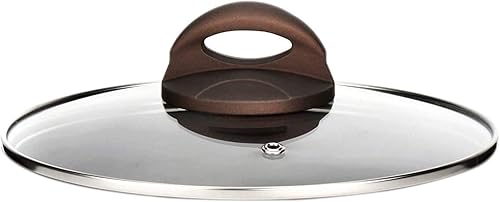 NutriChef Tapa de olla de cocción - Tapas de vidrio templado transparentes (funciona con el modelo: NCCW12BRW)