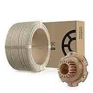 Inslogic PEEK Filament, 250g Refill High-Strength & Heat-Resistant 3D Printer Filament, UL94 V-0 Flame Retardant, Compatible with Bambu & Sunlu Spools, Natural