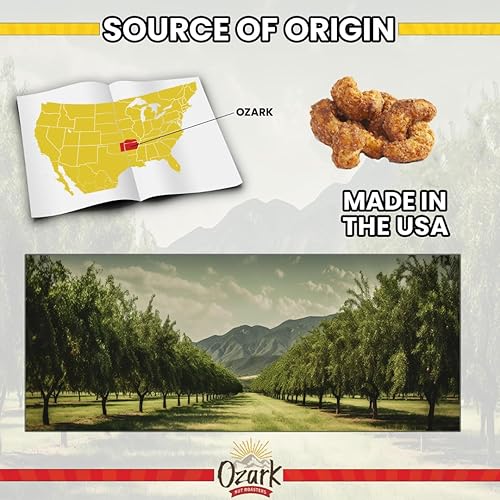 Miniatura 4 de OZARK NUT ROASTERS, Chipotle anacardos tostados, nueces saborizadas, maní confitado gourmet de clase mundial, paquete resellable de 7 onzas
