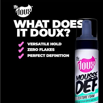 The Doux Mousse Def Texture Foam, All in One Styler for All Hair Types, 207 ml (Pack of 1)