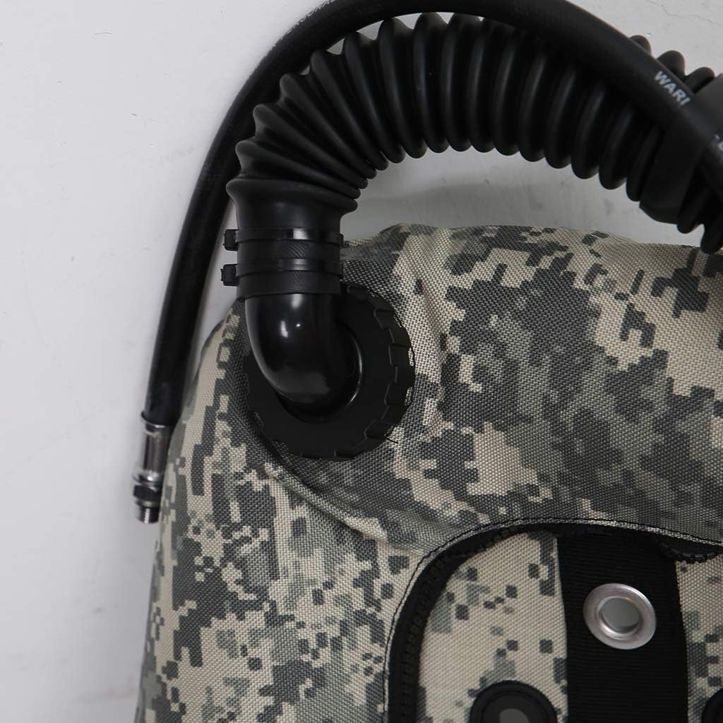 menolana Reliable Scuba Diving Donut Wing Single Tank 18lb/8.1kg BCD Buoyancy Compensator for Snorkeling Tech Dive - Camo Pattern, 3 Colors - Digital Camouflage : Sports & Outdoors