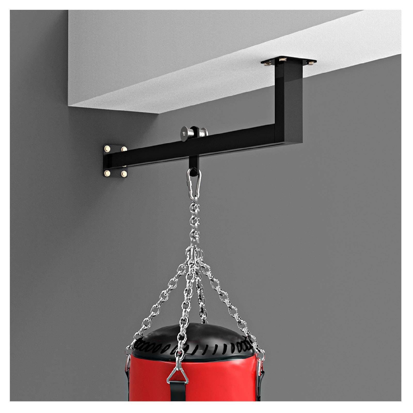 Marbo Sport Mh-d205 Supporto Da Parete Per Sacco Da Boxe - Acciaio, Carico 100kg, Made In EU Sacco Boxe - Foto 2