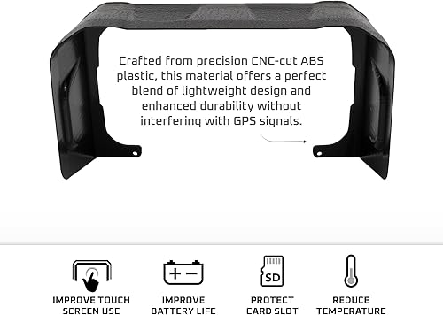 Miniatura 5 de BerleyPro Visor compatible con Lowrance, Lowrance HDS Pro, Lowrance HDS Live, Lowrance HDS Carbon, Lowrance Elite FS, Lowrance Hook Reveal, Lowrance