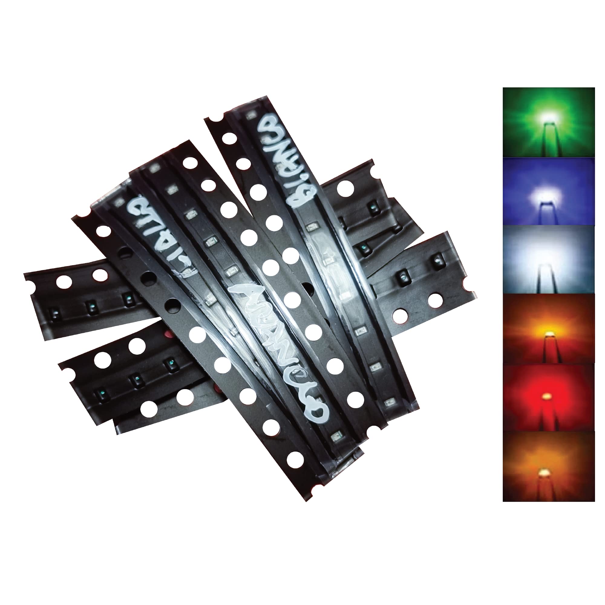 Kit di LED SMD 0402-6 colori - 60 pezzi