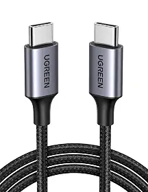 Ugreen Cabo USB C Macho Carregador Celular 60w Premium 1m