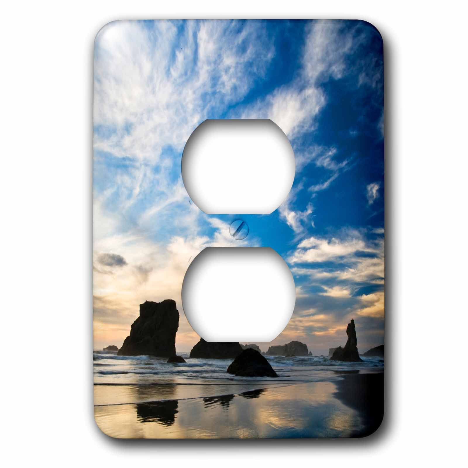 Tapón de enchufe con paisaje de Oregón para decorar tu salón al atardecer