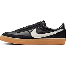 NIKE Killshot 2 Leather, Sneaker Uomo, Black, Sail, Gum Yellow, 42 EU