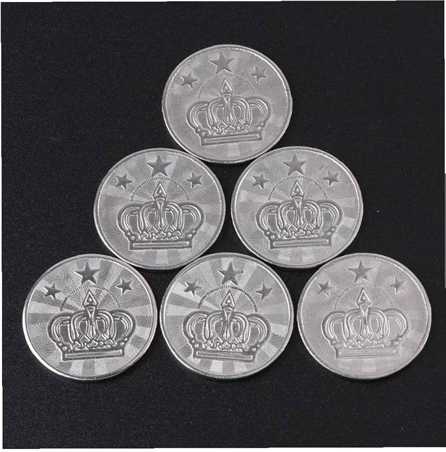 Amazon.co.jp: ゲームトークン ステンレス アーケード ゲームコイン